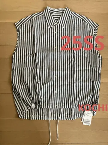 Spick and Span 린넨 블렌드 프렌치 헴 개더 셔츠