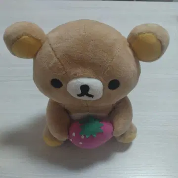 리락쿠마 봉제 인형 이치고 포함 소품함. 레어