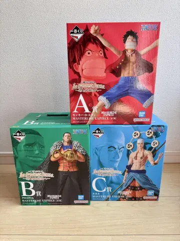 One Piece 원피스 제일복권 ABC상 루피 에넬 크로커다일