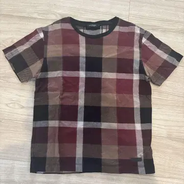 BLACK LABEL CRESTBRIDGE 체크 무늬 티셔츠 M 사이즈