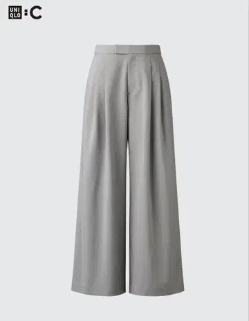 유니클로 감동 턱 와이드 팬츠 UNIQLOc 완판템