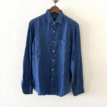 ARTISAN 블루 린넨 셔츠 M