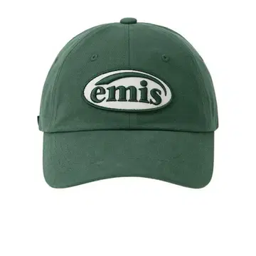 emis 자수 로고 그린 캡