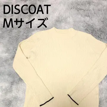 DISCOAT 디스코트 리브 니트 M 사이즈
