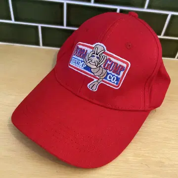 새상품급 BUBBA GUMP 바바 검프 포레스트 검프 캡 모자 레드