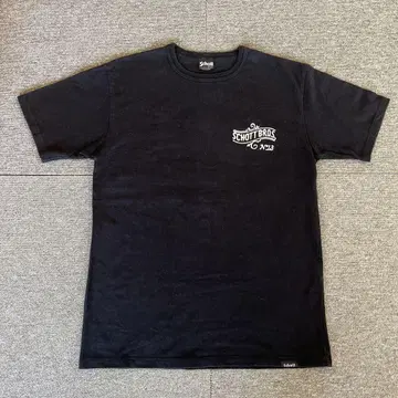 SCHOTT BROS. 블랙 티셔츠