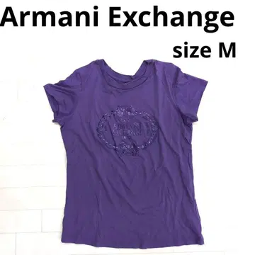 229 Armani Exchange 퍼플 티셔츠 M