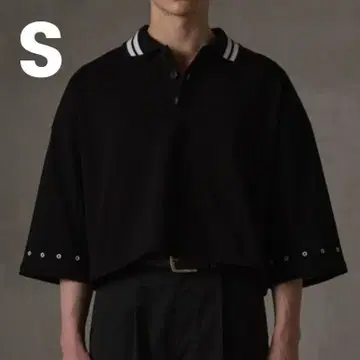 GRANCY 지퍼 레이어드 와이드 숏 피케 셔츠