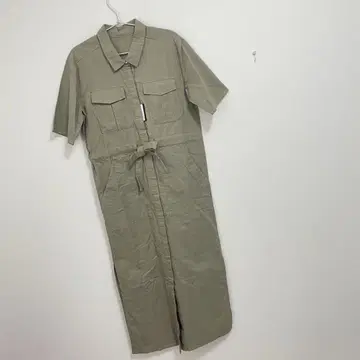 스타일 델리 포켓 디자인 롱 셔츠 원피스