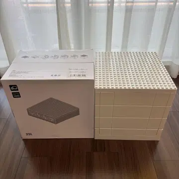 키리야마 블록 수납 박스 25L 2세트
