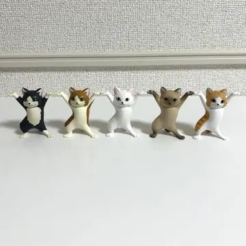 고양이 펜꽂이 5개 세트