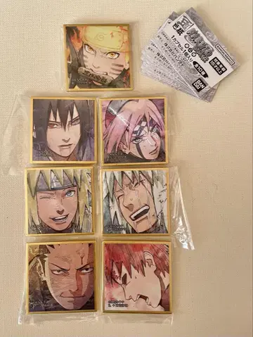 NARUTO 콩 가샤 미니 색지 7종