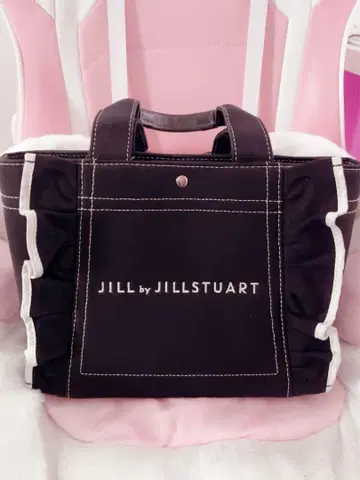 JILL BY JILLSTUART 프릴 토트 블랙