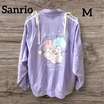 Sanrio 키키라라 리본 지퍼 저리 보라색 M 사이즈