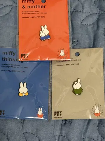 Miffy 핀 배지 세트 하우스텐보스 미피 핀 배지