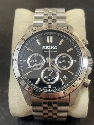 SEIKO 크로노그래프 SBTR013 블랙