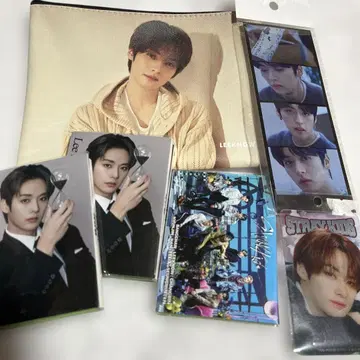 Lee Know 파우치 메모장 스키즈 리노 카드
