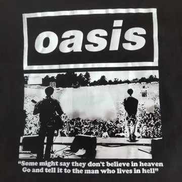 oasis 라이브 티셔츠 미사용 새상품 L