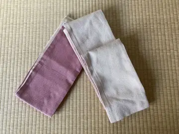 리버서블 오비 핑크와 화이트