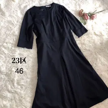 23구 원피스 물세탁 가능 네이비 빅사이즈
