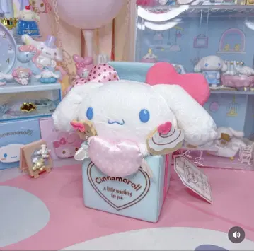시나모롤 봉제 인형 하트 봉제 인형 Cinna & Melo