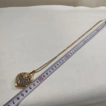 991 새상품급 펜던트 골드 루페 포함 목걸이