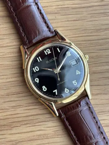 34mm 브로바 Bulova 자동 감기 손목 시계