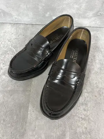 HARUTA 로퍼 여성용 가죽 블랙 23.5cm
