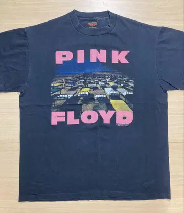 Pink Floyd XL 침대 패턴 T셔츠