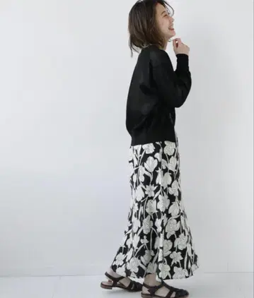 저널 스탠다드 리룸 IPEKER 플라워 머메이드 스커트