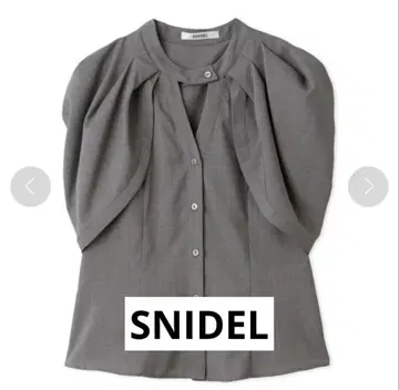 SNIDEL 케이프 디자인 블라우스 토끼 온라인 그레이 스나이델