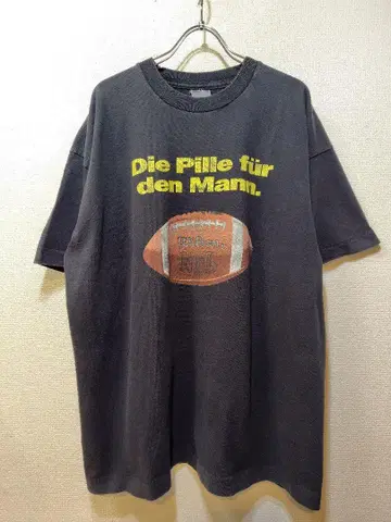 90년대 Die Pille fur den Mann NFL 티셔츠 블랙