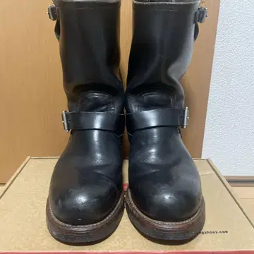 레드윙 슈즈 엔지니어 부츠 블랙