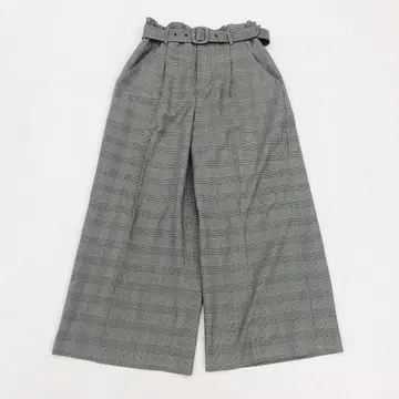 any sis 와이드 팬츠 L 체크