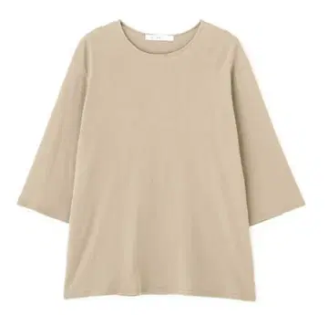 ETRE TOKYO 박스 실루엣 오버 사이즈 Tee 베이지