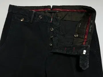 PT01 TORINO 블랙 코듀로이풍 팬츠 슬랙스 446