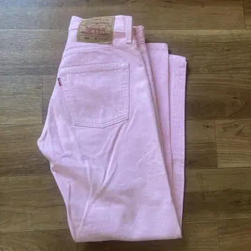 새상품급 Levi's 501 핑크 데님 27인치