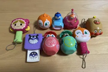 호빵맨 캐릭터 키링 자동차 가챠가챠