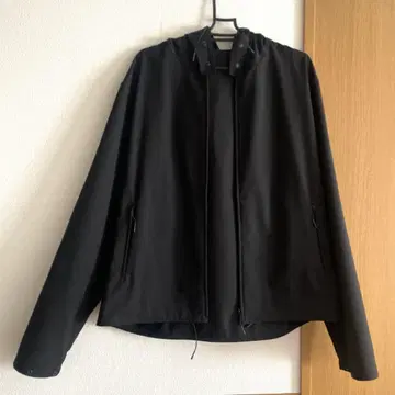 Y-3 자켓 블랙 후드 부착