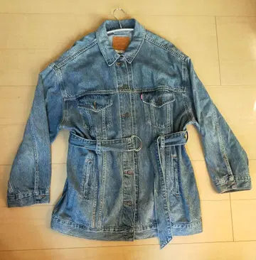 LEVI'S PREMIER 데님 자켓 벨트 포함 M size