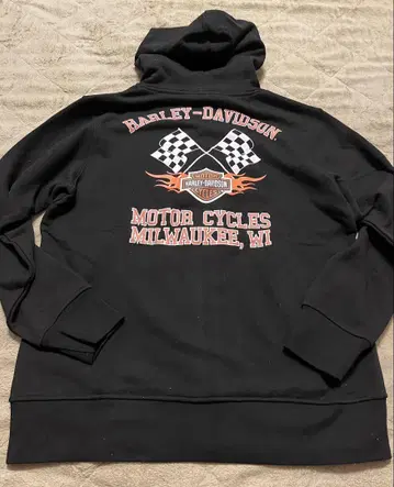 Harley-Davidson 블랙 후드티