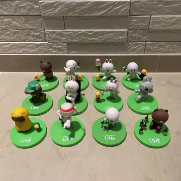 LINE CHARACTER 피규어 컬렉션 1&2 컴플리트 세트