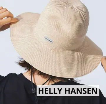 Helly Hansen 베이지 밀짚모자 썸머 롤 햇