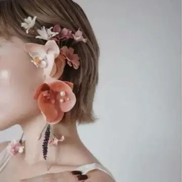sassy/플라워 이어 커프/플라워 귀찌