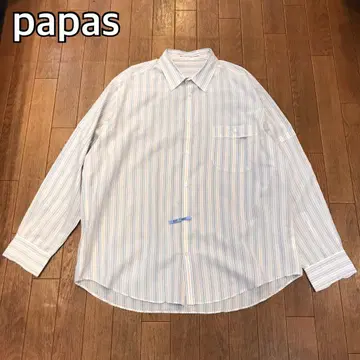 papas 파파스 얇은 소재 긴팔 셔츠