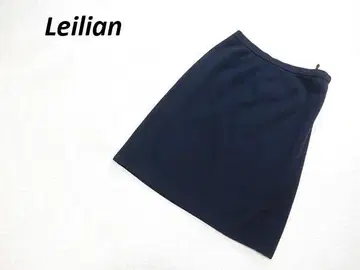 Leilian 레리안 니트 스커트 네이비 15+