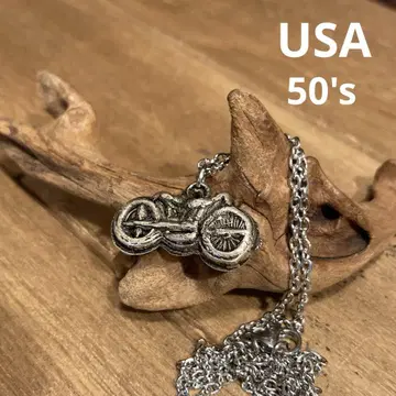 USA 빈티지 50's 참 목걸이 아메리칸 바이크 할리