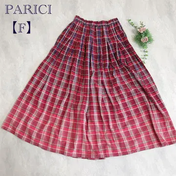 [ 팰리시/PARICI ] 플레어 롱 스커트 허리밴딩 끈 포함 F