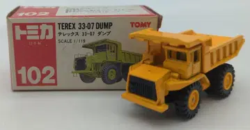 TOMY 빨간색 상자 일본제 토미카 렉스 33-07 덤프 노랑 102