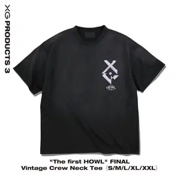 XG THE FIRST HOWL FINAL 티셔츠 XL